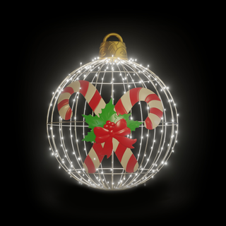 Christmas Ball Candy Cane
