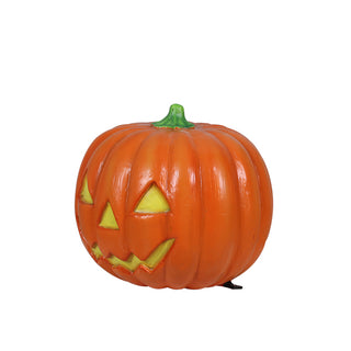 Pumpkin head with light