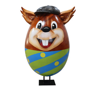 EASTER EGG 180CM WITH METAL PLATE (BUNNY BOY)