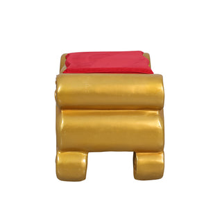 Santa Footrest (Gold/red)