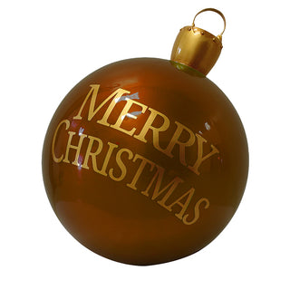 WARM BROWN ORNAMENT "GOLD MC"