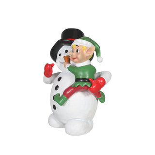Santa Elf On Snowman (Special color)