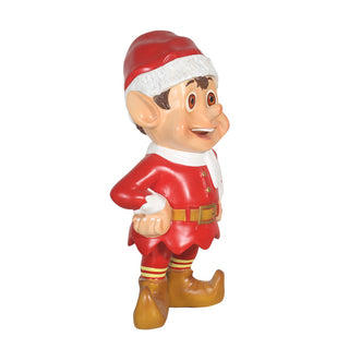 Standing Santa Elf (red)