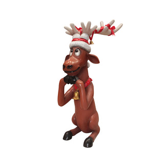 Holiday Deer Posing