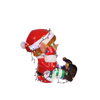 ELF BOY PLAYING LIGHTS (RED)