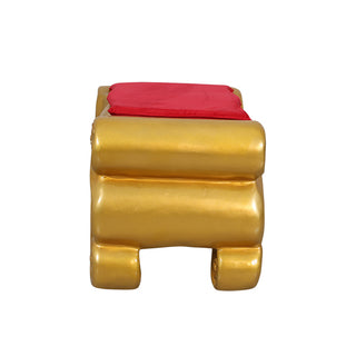 Santa Footrest (Gold/red)