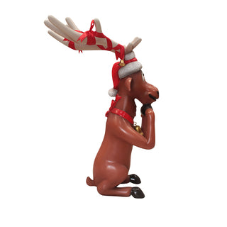 Holiday Deer Posing