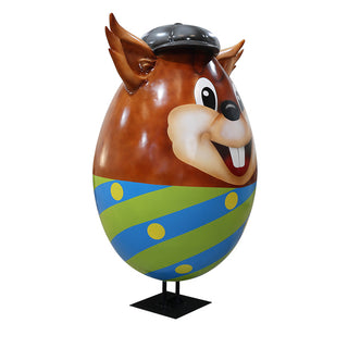 EASTER EGG 180CM WITH METAL PLATE (BUNNY BOY)