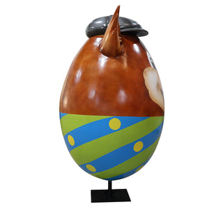 EASTER EGG 180CM WITH METAL PLATE (BUNNY BOY)
