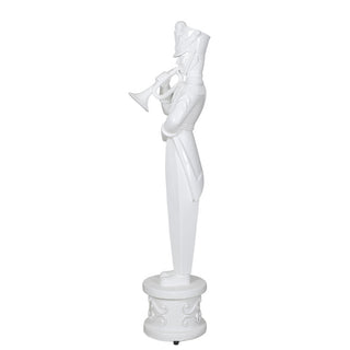 Soldier Playing Trumpet (metallic White)