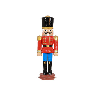 NUTCRACKER WOOD CARVED 100CM (RED)