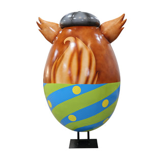 EASTER EGG 180CM WITH METAL PLATE (BUNNY BOY)
