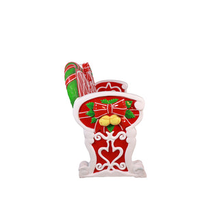 SANTA'S BENCH (RED AND WHITE)